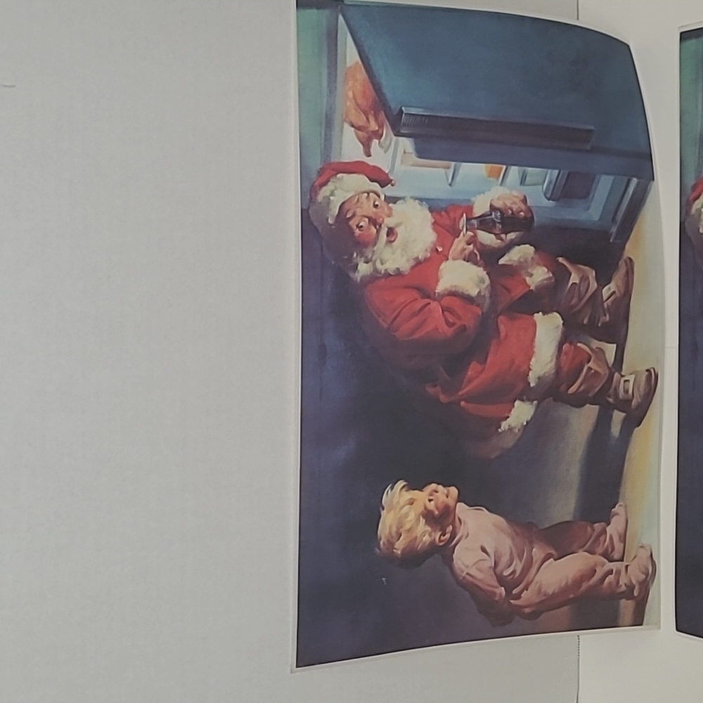 Original Coca-Cola Collectible Mats (Santa)